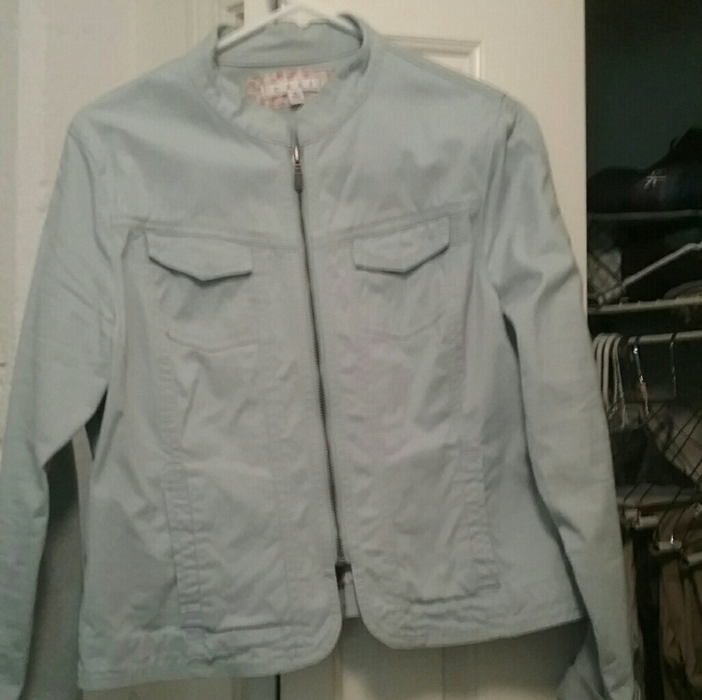 Blue Cabi long sleeve dress jacket